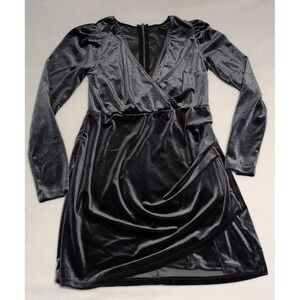 Wild Fable Bodycon Mini‎ Dress Small Metallic Gray Excellent Spaghetti Strap